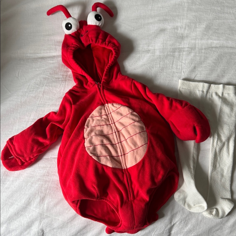 Carter's Red Lobster Costume with Cream Belly
